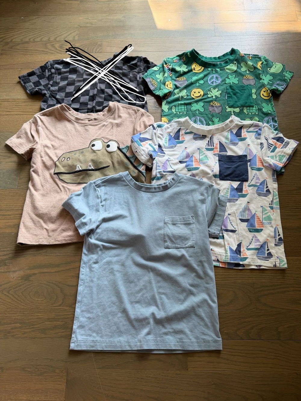 Used Little Sleepies Play Tees Toddler 4T